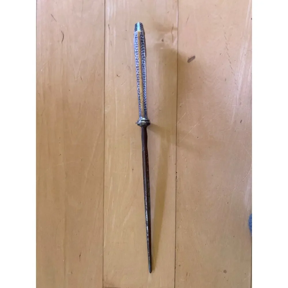 Antique 1847 Rogers Bros. Brothers Silver Color Knife Sharpening Steel Sharpener
